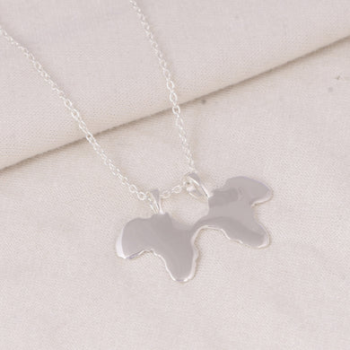 Small Finor X Silver Logo Pendant