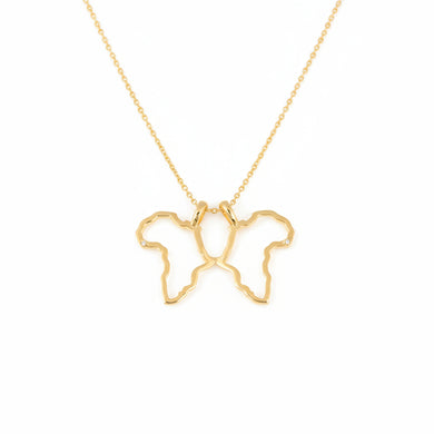 Finor X Heritage Stone - Diamond Window Gold Logo Pendant (18K)