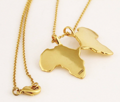 Small Finor X Gold Logo Pendant (18K)